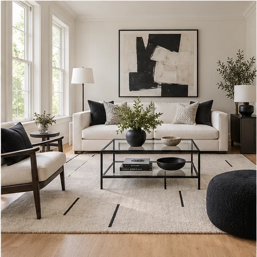 Contemporary living room concept