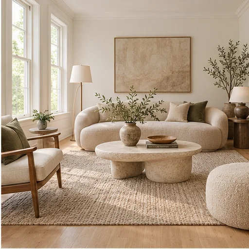 Organic Modern living room concept